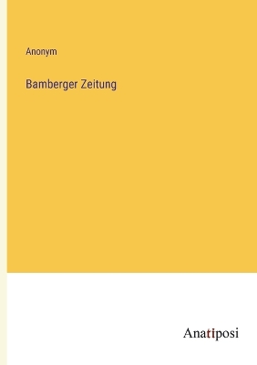 Book cover for Bamberger Zeitung