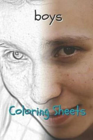 Cover of Boy Coloring Sheets