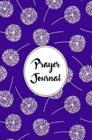 Cover of Prayer Journal Notebook Dandelions Pattern 11