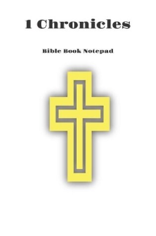 Cover of Bible Book Notepad 1 Chronicles