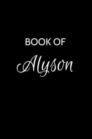 Cover of Book of Alyson