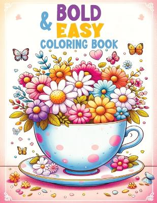 Book cover for Bold and Easy Coloring Book