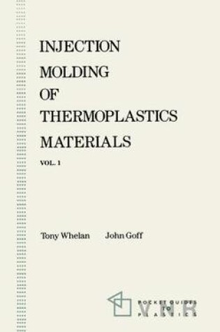Cover of Injection Molding of Thermoplastic Materials