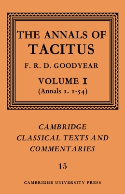 Cover of The Annals of Tacitus: Volume 1, Annals 1.1-54