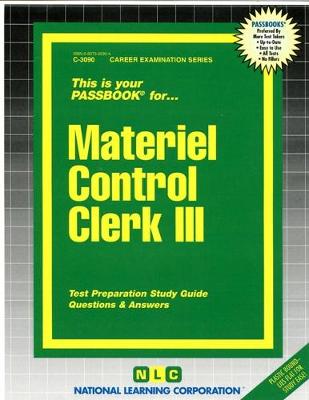 Book cover for Materiel Control Clerk III