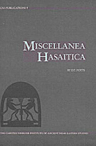 Cover of Miscellanea Hasaitica