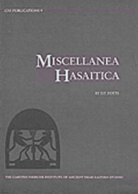 Book cover for Miscellanea Hasaitica