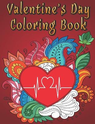 Book cover for Valentine's Day Coloring Book