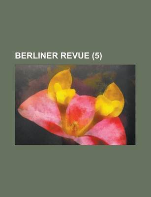 Book cover for Berliner Revue (5)