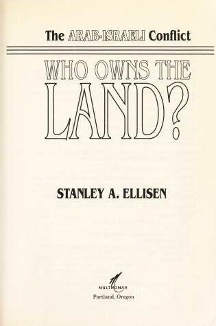 Cover of Who Owns the Land?