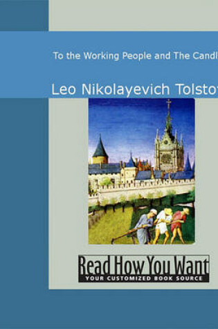 Cover of To the Working People and the Candle