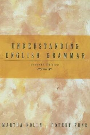 Cover of Understanding English Grammar