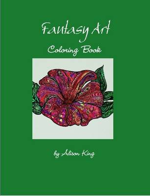 Book cover for Fantasy Art Coloring Book