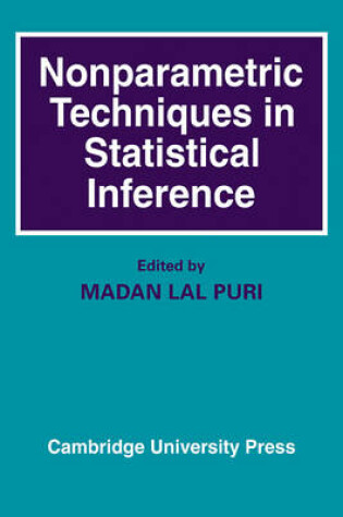 Cover of Nonparametric Techniques in Statistical Inference