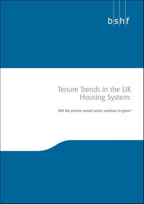 Book cover for Tenure Trends in the UK Housing System