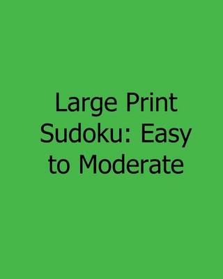 Book cover for Large Print Sudoku