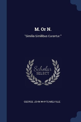 Book cover for M. Or N.