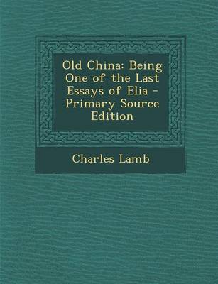 Book cover for Old China