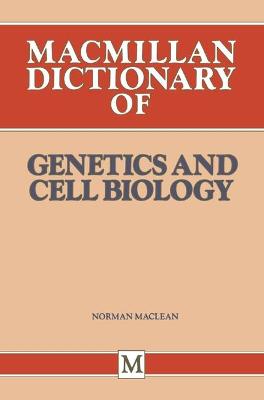 Book cover for Dictionary of Genetics and Cell Biology