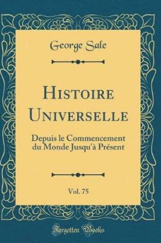 Cover of Histoire Universelle, Vol. 75