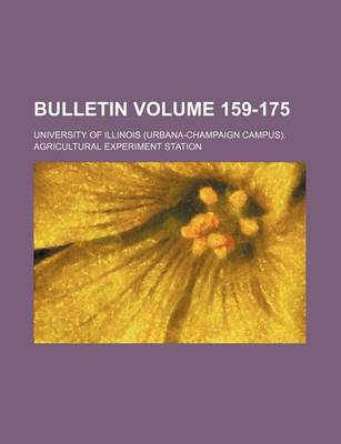 Book cover for Bulletin Volume 159-175