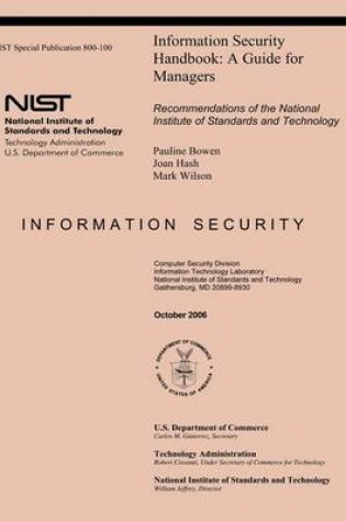 Cover of NIST Special Publication 800-100