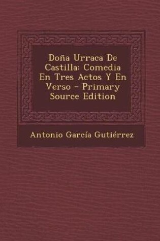 Cover of Dona Urraca de Castilla