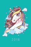 Book cover for Unicorn 2018 Weekly Planner