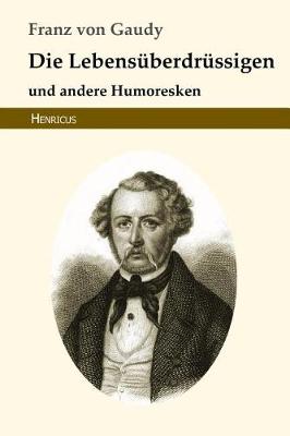 Book cover for Die Lebensüberdrüssigen