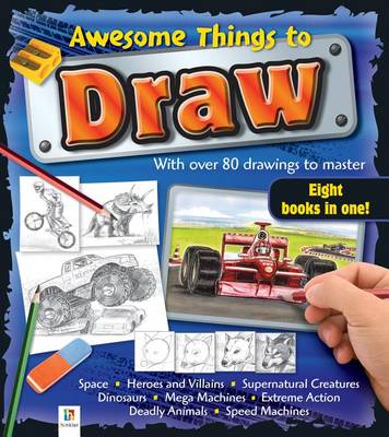 Book cover for Awesome Things Draw Bind-Up