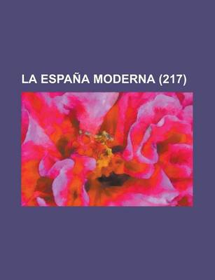 Book cover for La Espana Moderna (217)