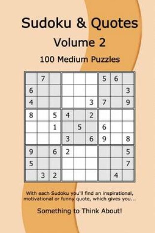 Cover of Sudoku & Quotes Volume 2