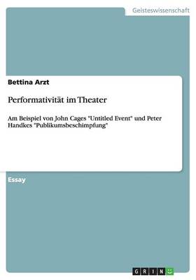 Book cover for Performativität im Theater