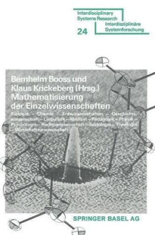 Cover of Mathematisierung der Einzelwissenschaften