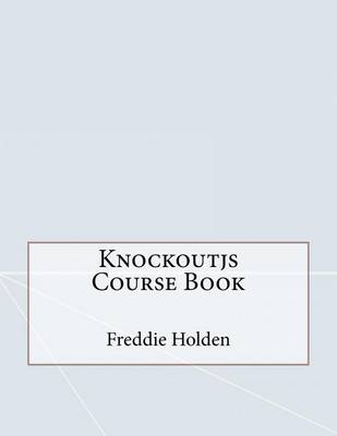 Book cover for Knockoutjs Course Book