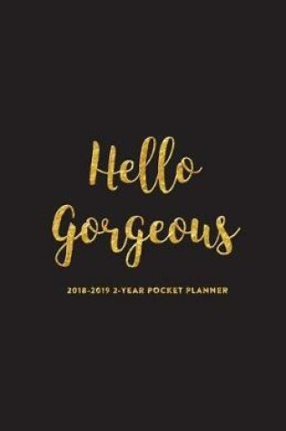 Cover of 2018-2019 2-Year Pocket Planner; Hello Gorgeous