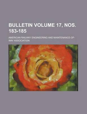 Book cover for Bulletin Volume 17, Nos. 183-185