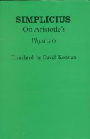 Cover of On Aristotle's "Physics 6"