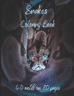 Book cover for Snakes Coloring Book