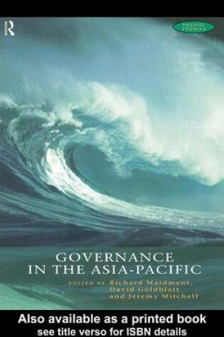 Cover of Governance in the Asia-Pacific