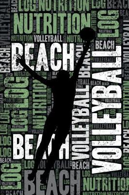 Book cover for Womens Beach Volleyball Nutrition Log and Diary