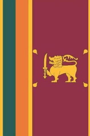 Cover of Sri Lanka Flag Notebook - Sri Lankan Flag Book - Sri Lanka Travel Journal