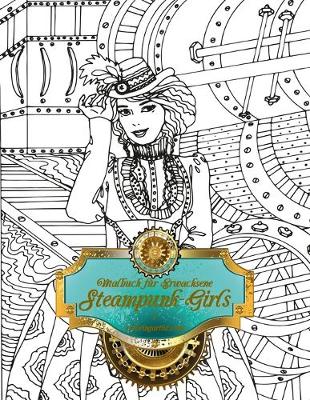 Book cover for Malbuch für Erwachsene - Steampunk-Girls 1