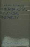 Book cover for Political Economy of International Financial Instability