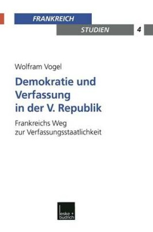 Cover of Demokratie und Verfassung in der V. Republik