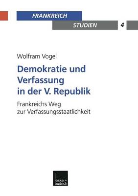 Cover of Demokratie und Verfassung in der V. Republik