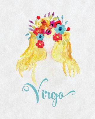 Book cover for Virgo Zodiac Creative Notebook Journal