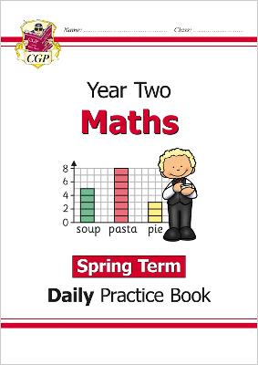 Book cover for KS1 Maths Year 2 Daily Practice Book: Spring Term