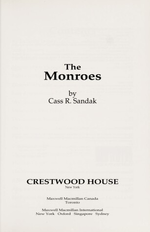 Book cover for The Monroes