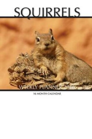 Cover of Squirrels Weekly Planner 2016